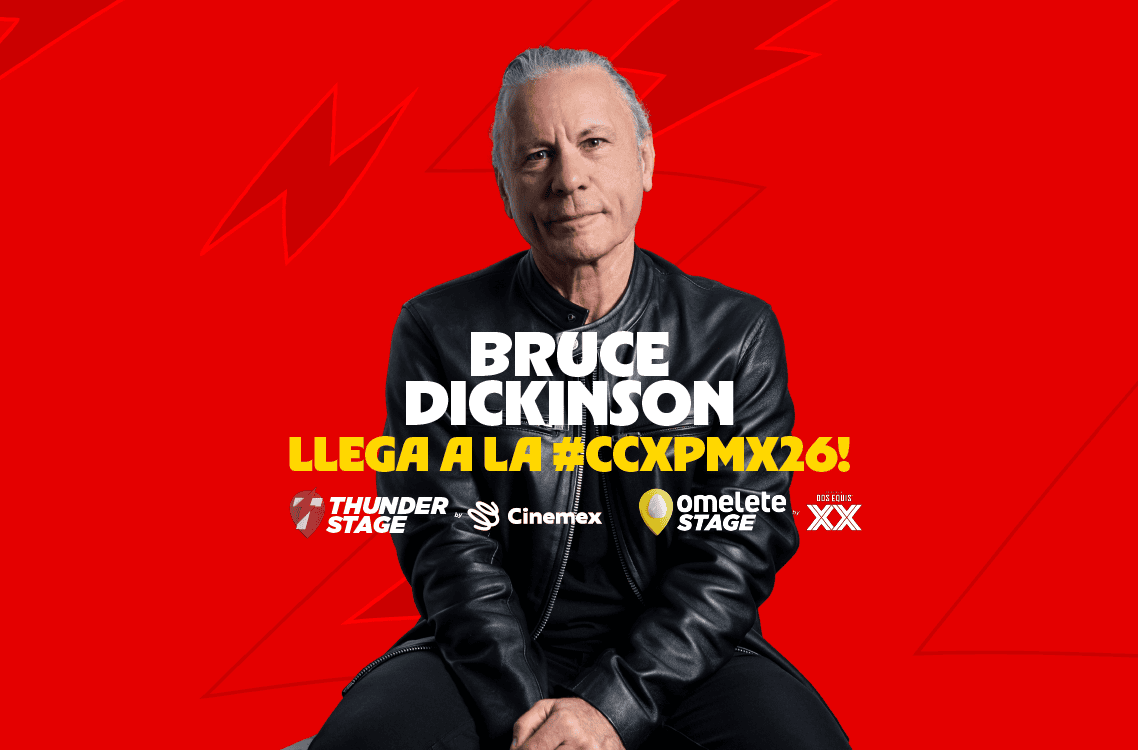 Imagen principal de Bruce Dickinson llevara The Mandrake Project y su lado comiquero a CCXPMX26 el 24 de abril
