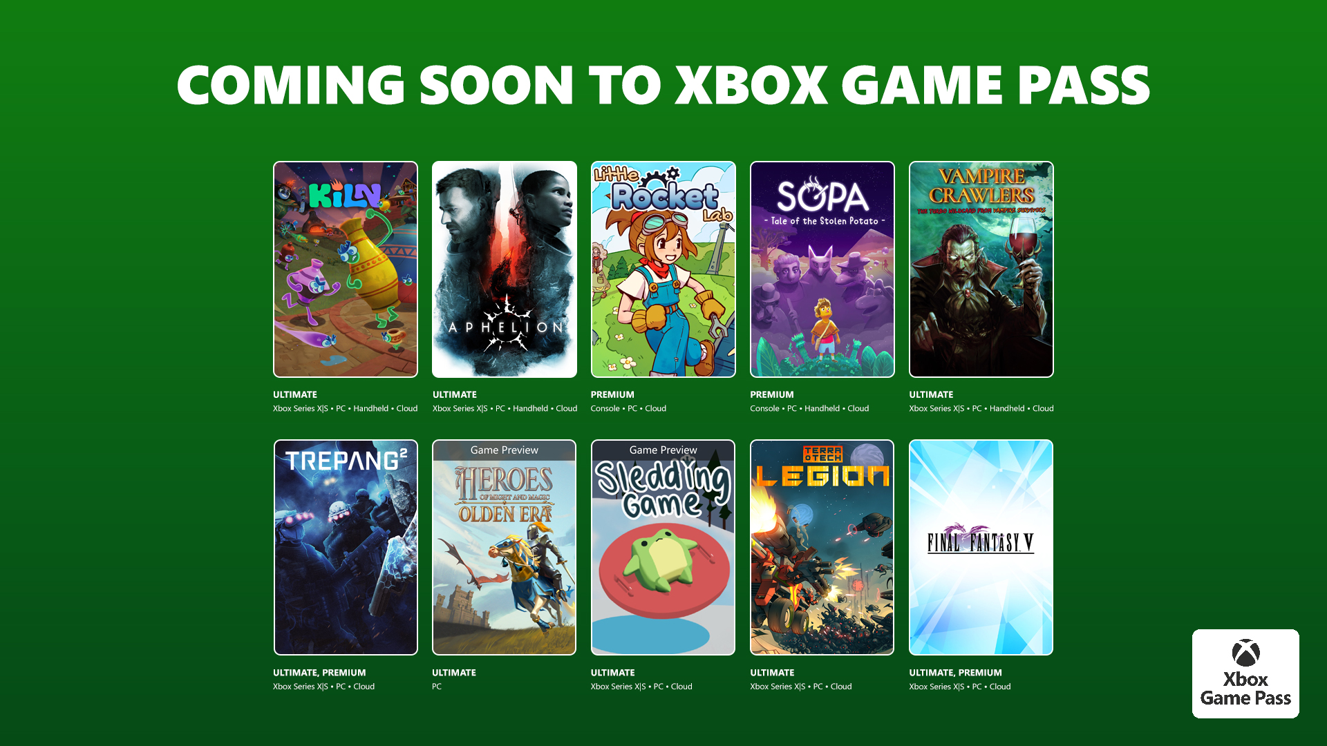 Imagen oficial de Final Fantasy V en la tanda de Xbox Game Pass de abril y mayo