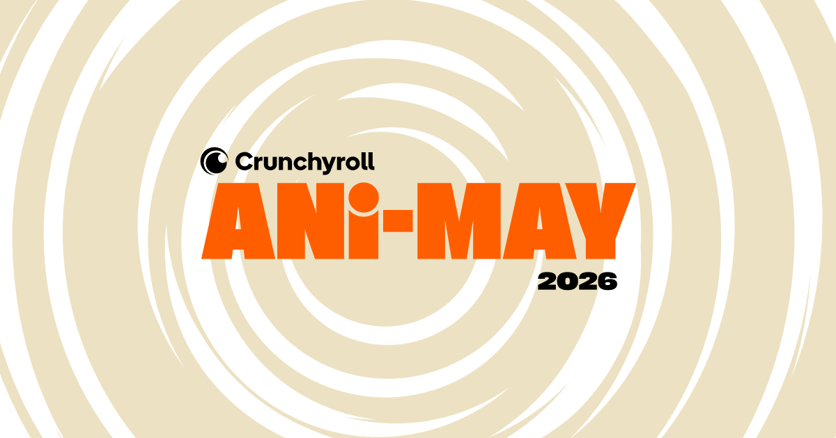 Imagen oficial relacionada con Ani-May 2026 mantiene activo el mes global de Crunchyroll con streams, ofertas y recompensas