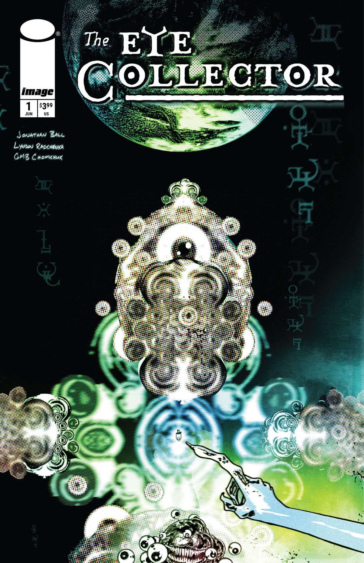 Portada oficial de The Eye Collector #1 publicada por Image Comics