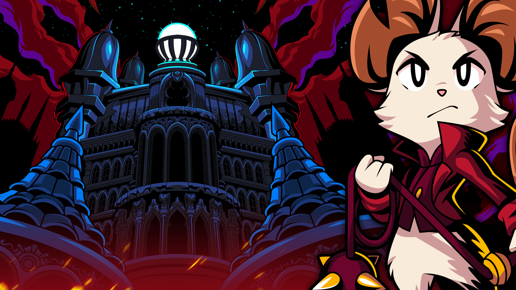 Arte oficial de Mina the Hollower publicado por Yacht Club Games