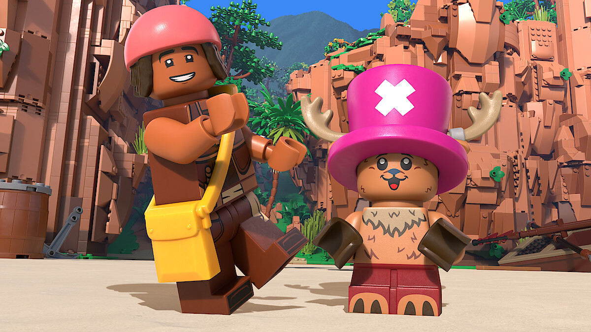 Usopp y Chopper en el especial animado LEGO ONE PIECE de Netflix