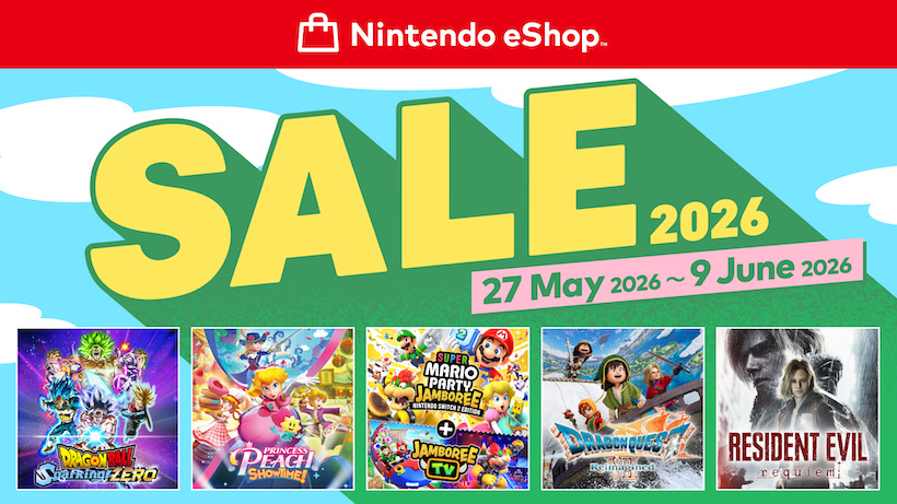 Arte promocional de Nintendo eShop Sale publicado por Nintendo
