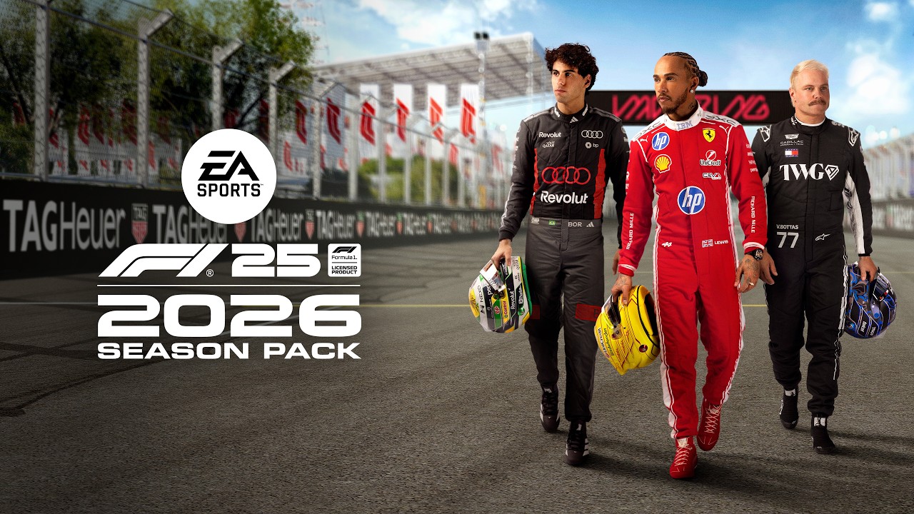 Miniatura oficial del trailer F1 25 2026 Season Pack Reveal Trailer