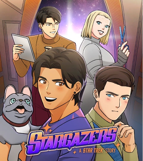 Arte oficial de Stargazers A Star Trek Story en WEBTOON