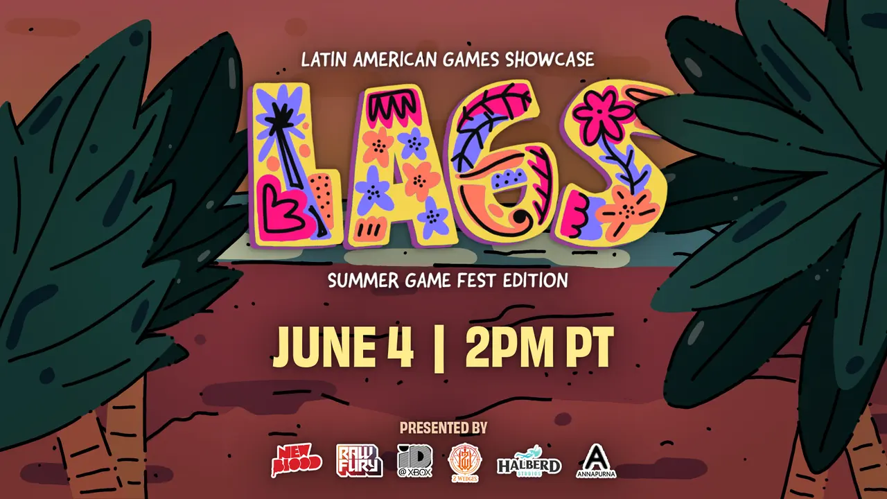 Key art oficial del Latin American Games Showcase en Summer Game Fest 2026