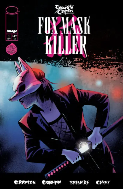 Portada oficial de Exquisite Corpses: Fox Mask Killer numero 1 publicada por Image Comics