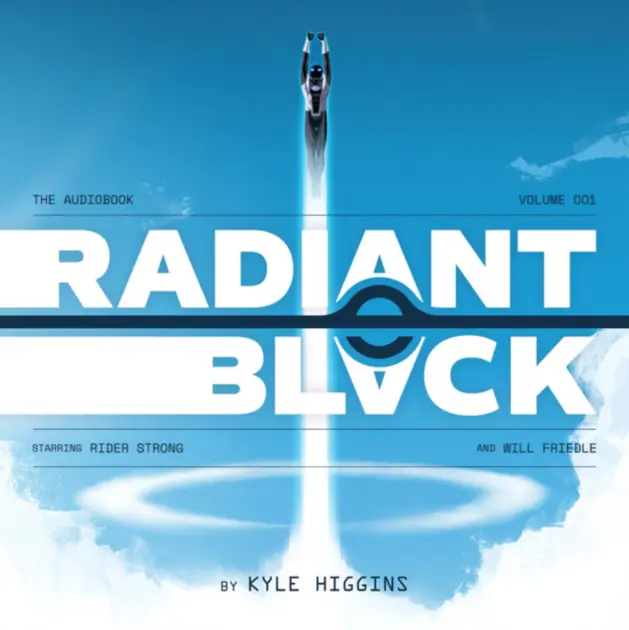 Arte promocional de Radiant Black The Audiobook Volume One