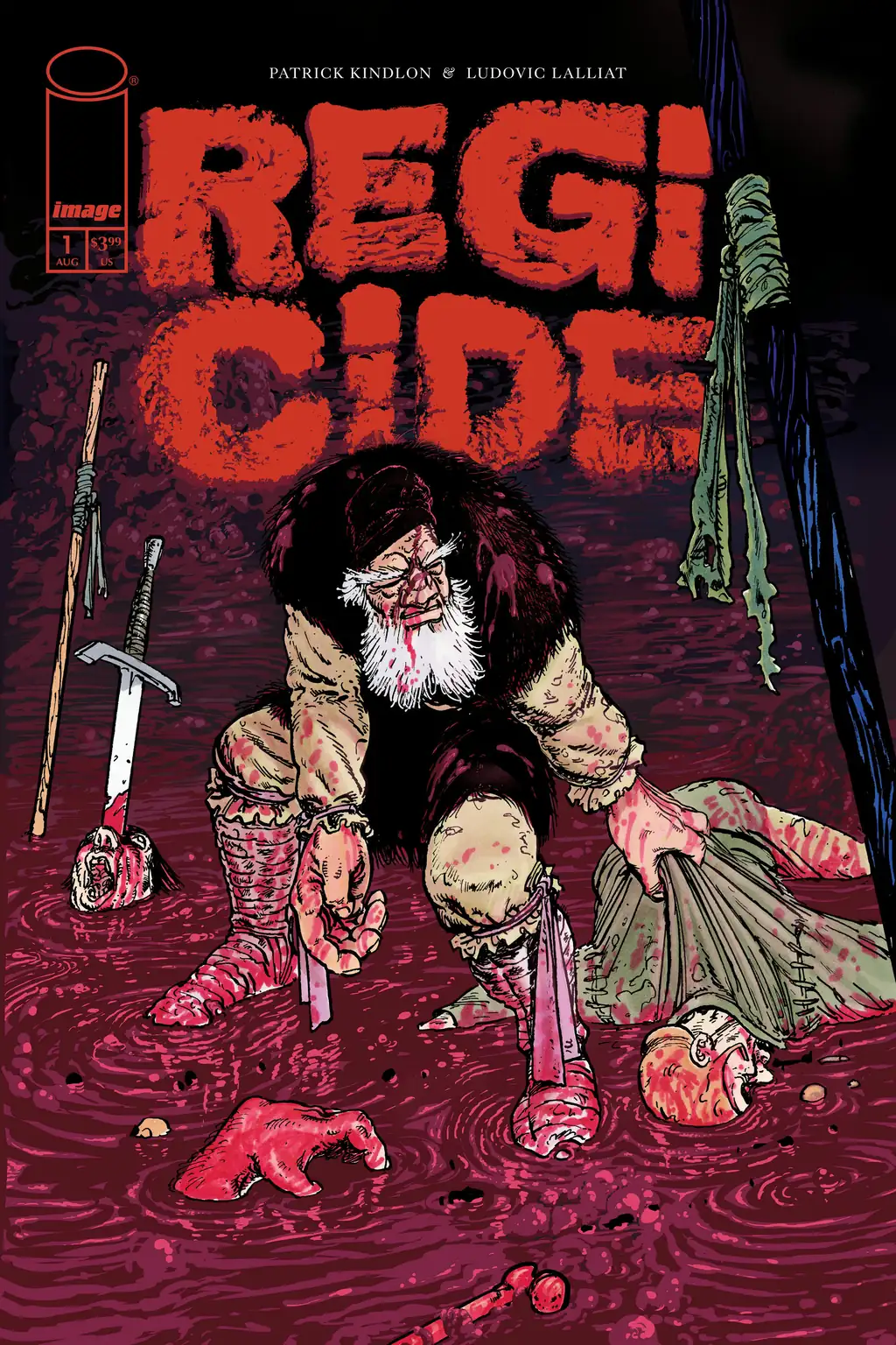 Portada principal de Regicide número 1 de Image Comics