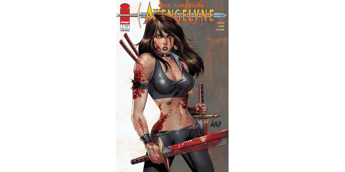 Imagen oficial de Avengelyne publicada en Image Comics