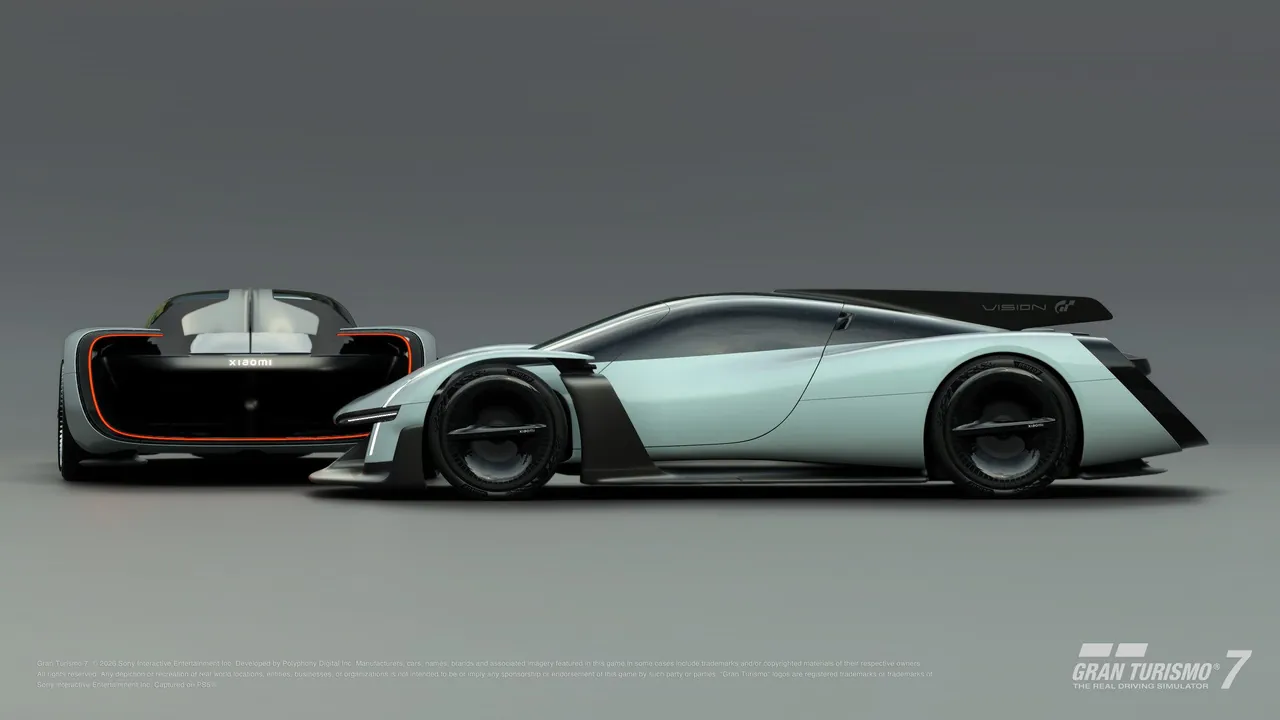 Captura oficial de Xiaomi Vision Gran Turismo, vehículo incorporado en Spec IV