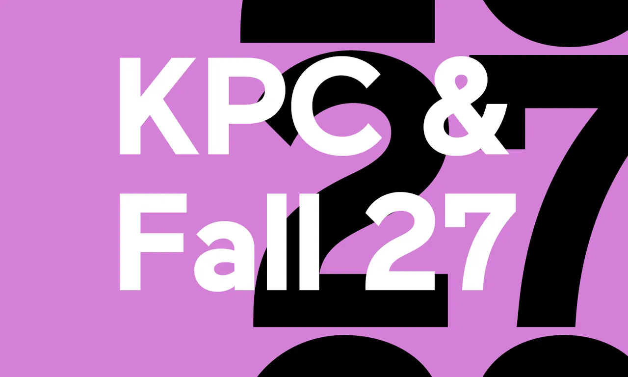 Arte oficial del anuncio KPC y Fall 2027 de Kodansha USA, con letras blancas sobre fondo lila.