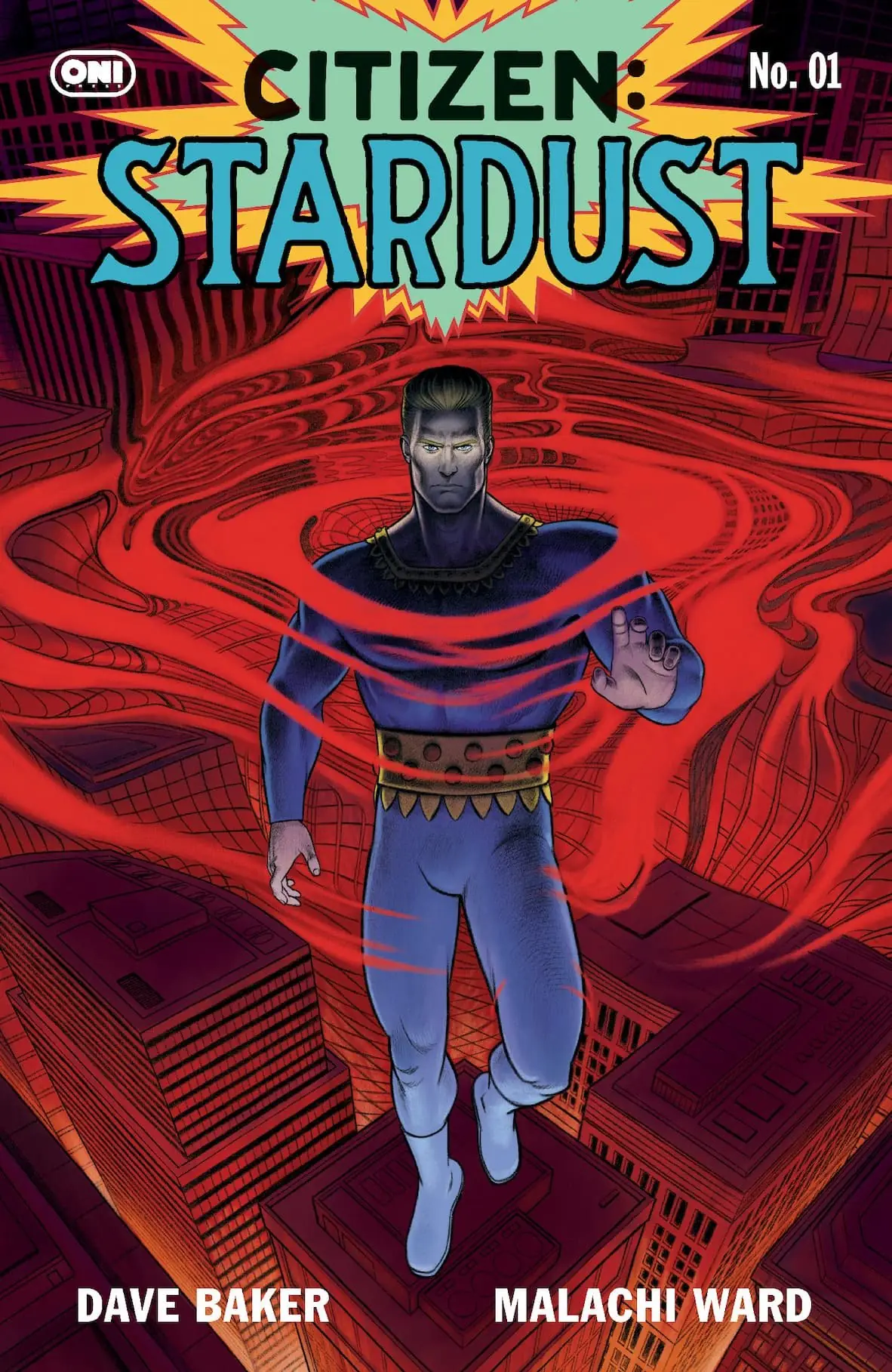 Portada oficial de Citizen: Stardust número 1 por Malachi Ward.