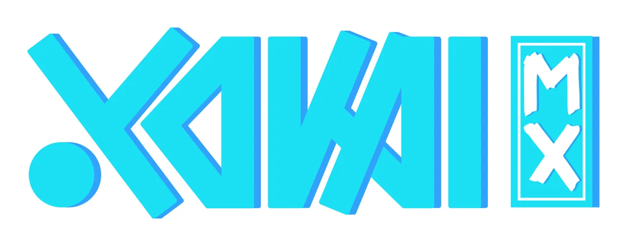 Logotipo oficial de Yokai MX Expo en azul turquesa.