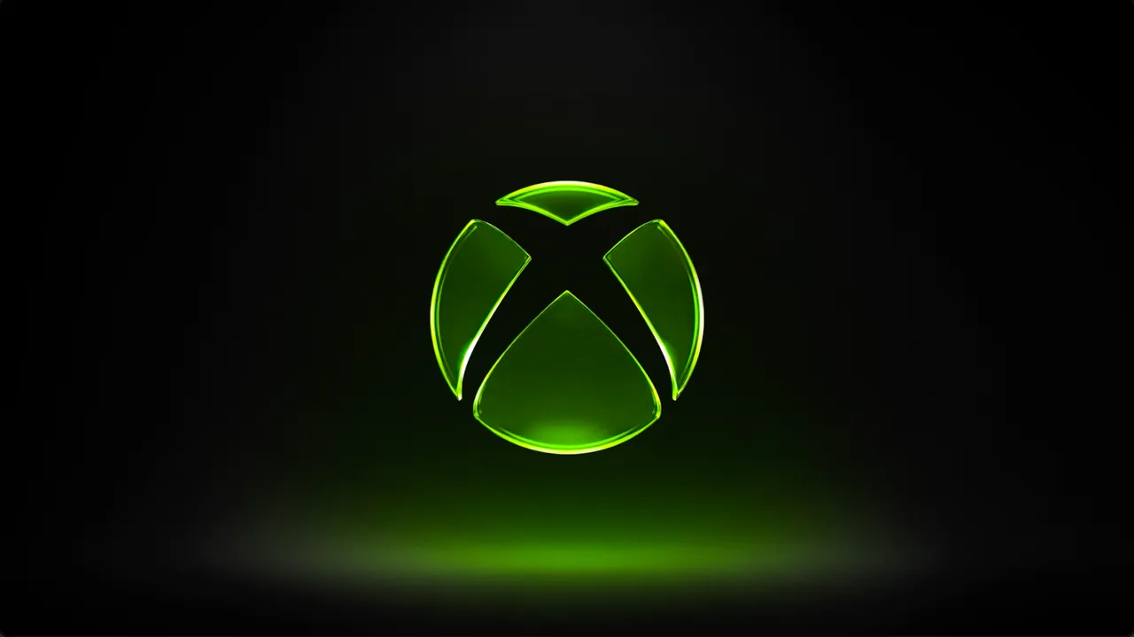 Imagen oficial de Xbox con su emblema verde sobre fondo negro