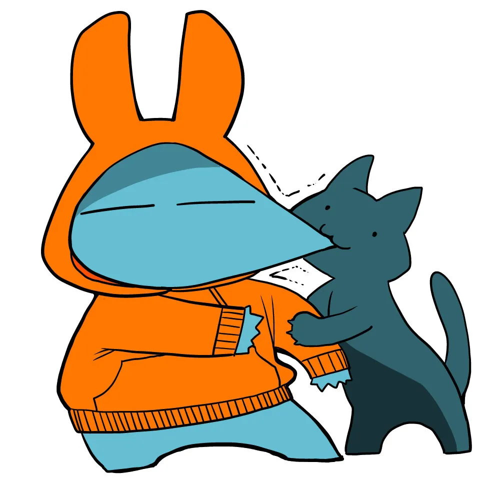 Avatar ilustrado de Koré Yamazaki publicado por Manga Barcelona, con un conejo y un gato
