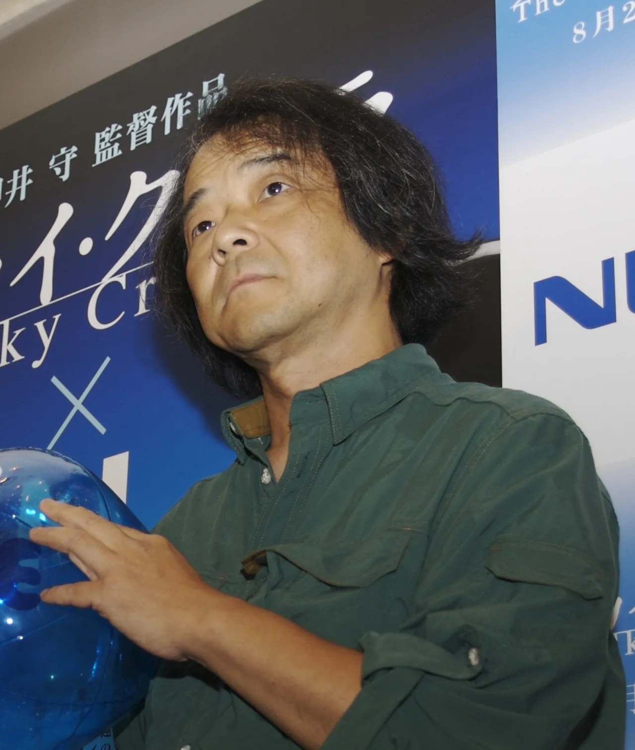 Foto de archivo del director de VOTOMS: Die Graue Hexe, Mamoru Oshii, tomada en 2008